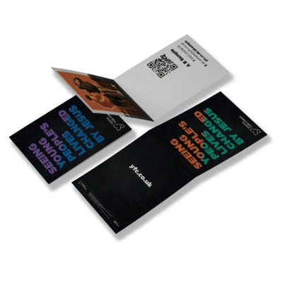 Youth for Christ Folded Business Card