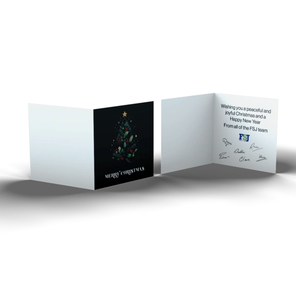 Funeral Service Journal Greetings Card