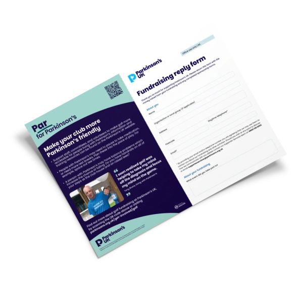Parkinson's UK Perforated Flyer