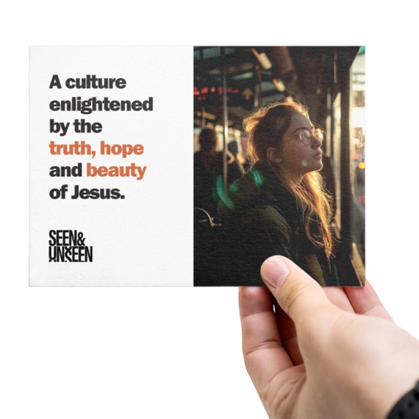 Seen & Unseen Postcard